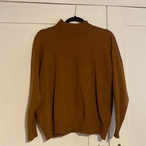 Eloquii Open Back Mock- Neck Sweater